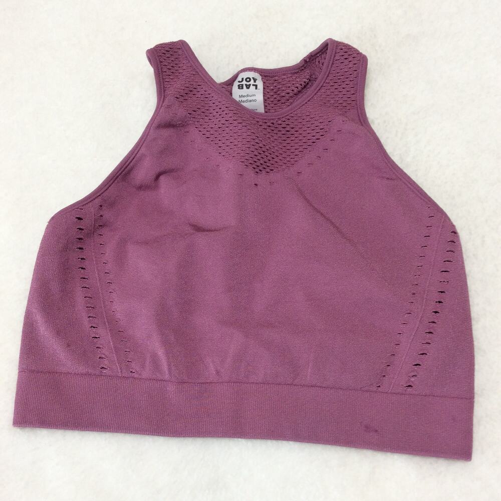 Joy Lab Activewear‎ Top Size Medium Purple Pullover Lined